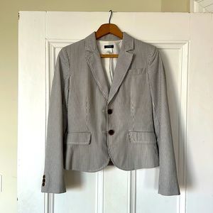 J Crew seersucker blazer